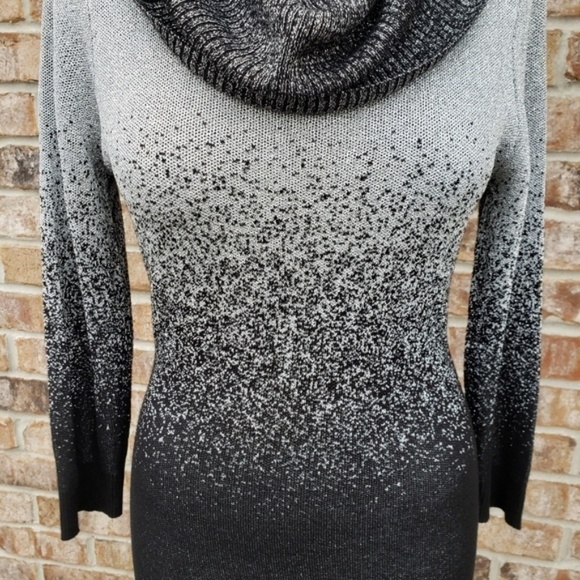 NWT NY Collection Ombre Cowl Neck Sweater Dress S - Picture 4 of 8
